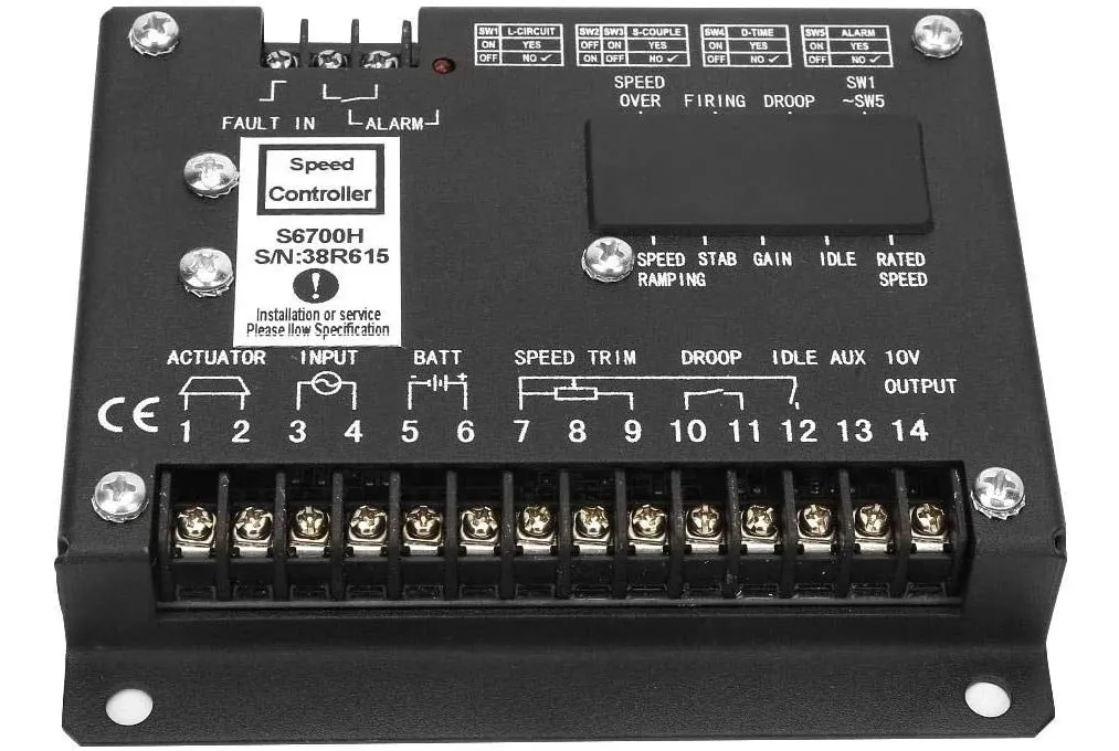 Controlador digital de velocidad generador 38R615